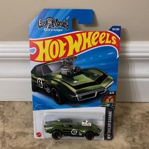 Hot Wheels Gas Monkey Garage ‘68 Corvette Olive Green Die-Cast Car 6/6 Dream